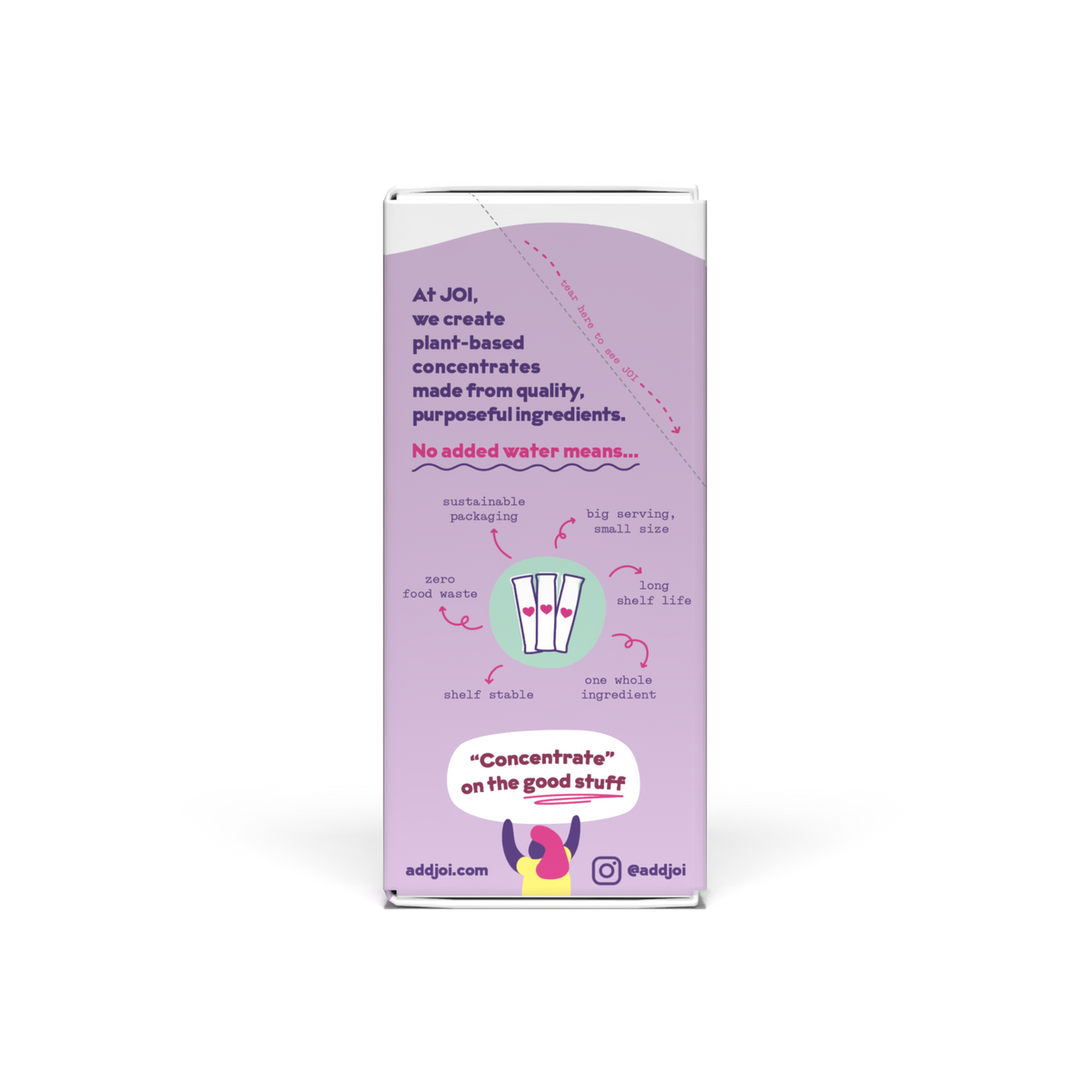 JOI - Instant Organic Oat Milk - Stick Pack 8 ct - travel size