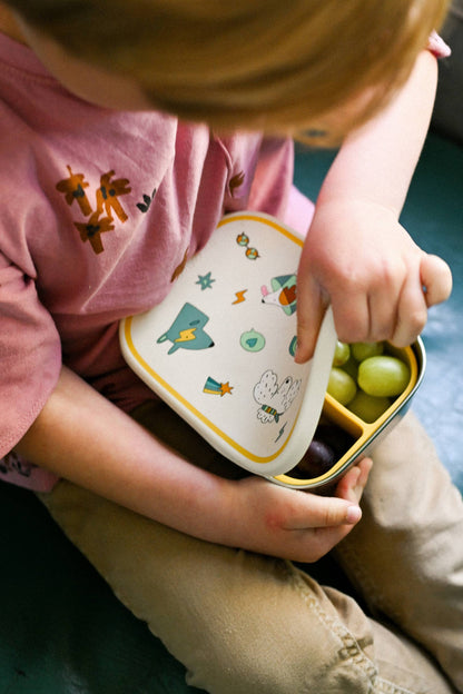 STAINLESS STEEL LUNCHBOX with compartments Funky Dogs