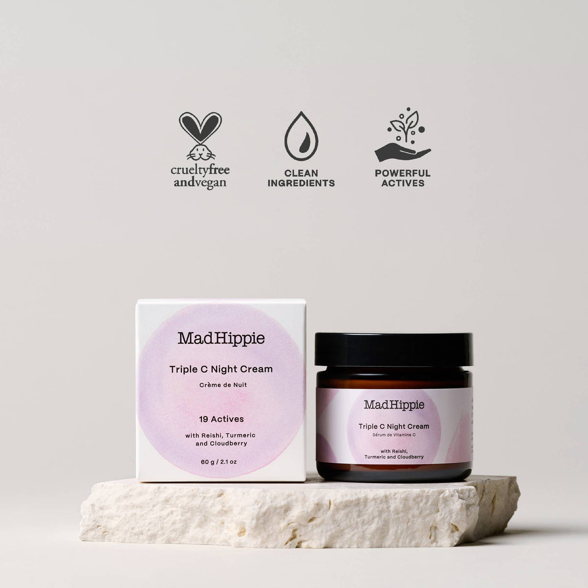 Mad Hippie - Night Cream - Hydrating Face Moisturizer and Skin Brightener