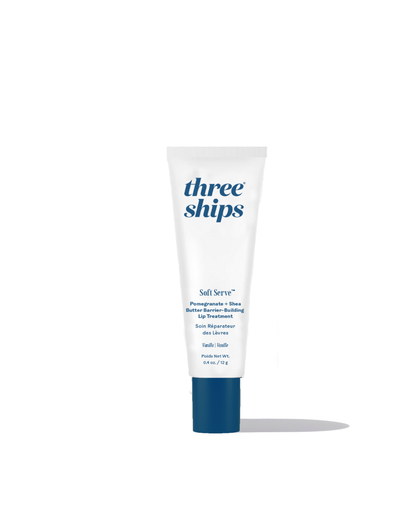 Three Ships - TESTER - SoftServe Pomegranate + Shea Butter Barrier-Building Lip Treatment - NOT FOR RESALE