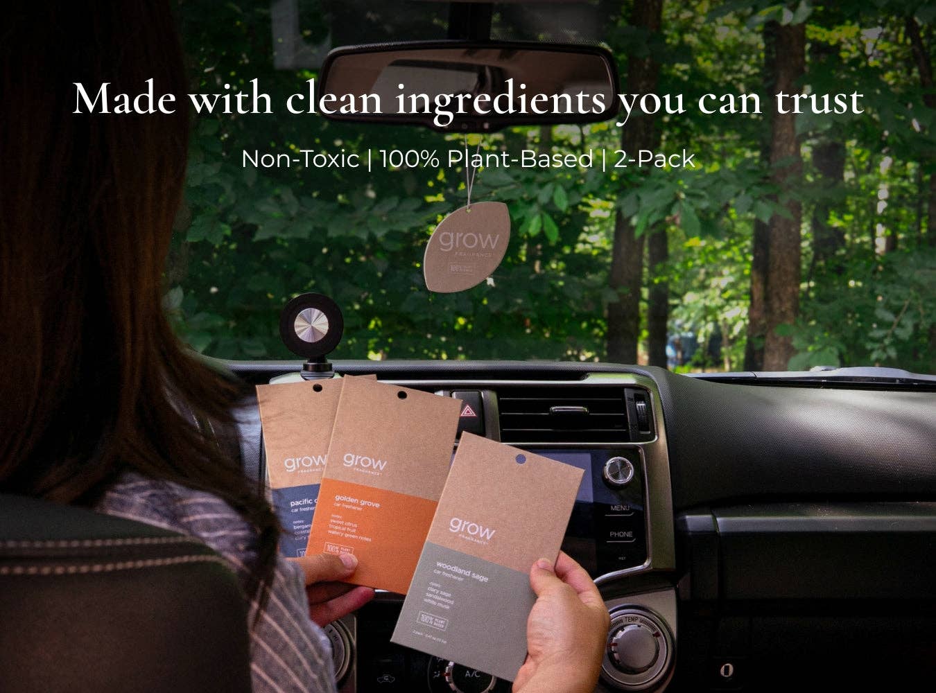 Grow Fragrance - Woodland Sage Car Freshener