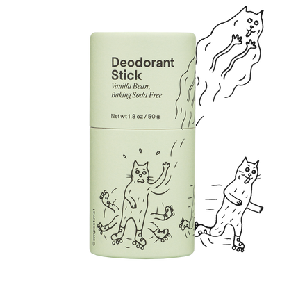 Meow Meow Tweet - Vanilla Bean Baking Soda Free Deodorant Stick