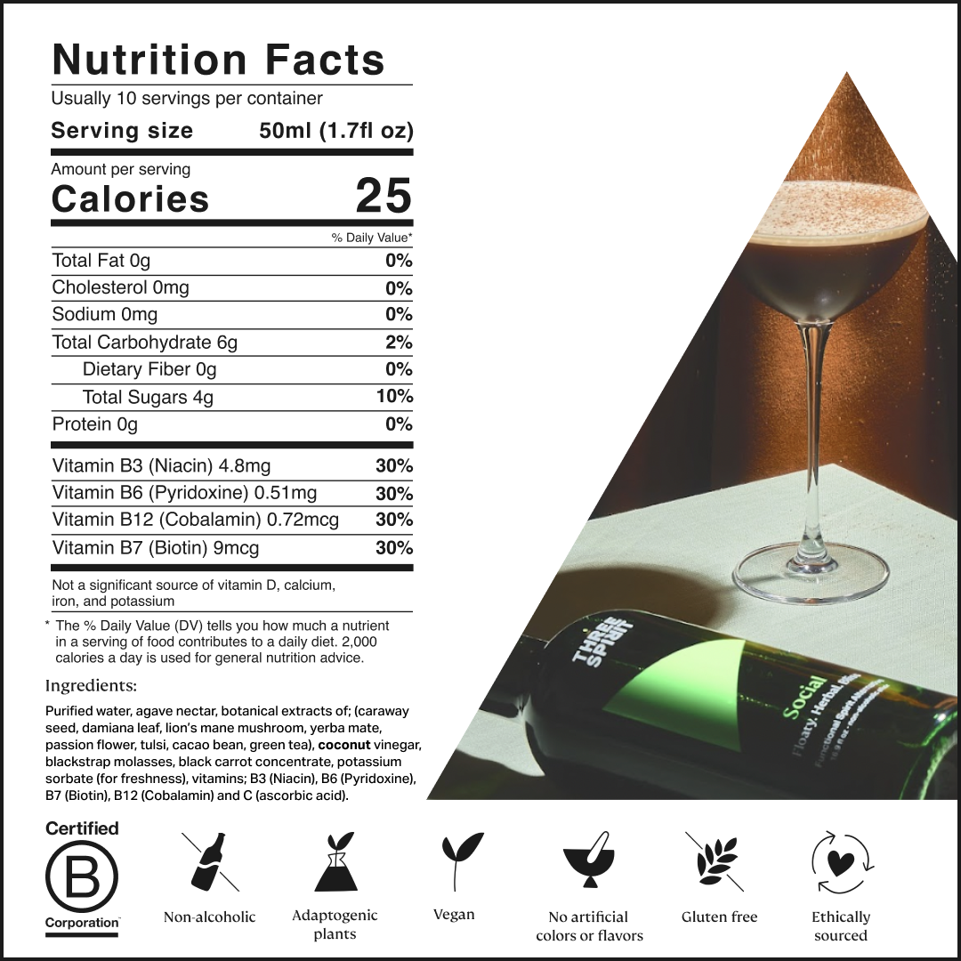Three Spirit Social | Functional Non Alcoholic Spirit