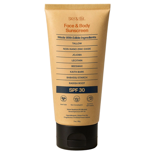 Tallow Face & Body Sunscreen SPF 30 by Sky and Sol