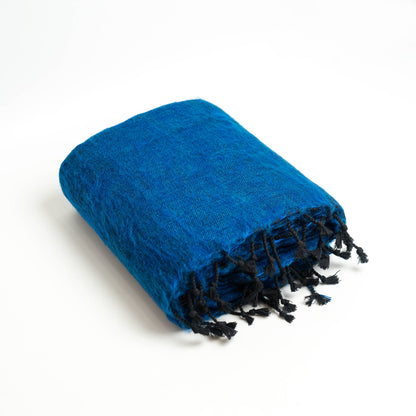 ART HIMALAYAN TRADING LTD - Extra Soft Yak wool Travel Throw Blanket  46"x96" Handmade