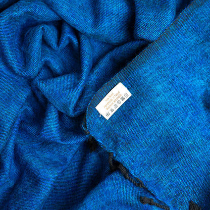 ART HIMALAYAN TRADING LTD - Extra Soft Yak wool Travel Throw Blanket  46"x96" Handmade