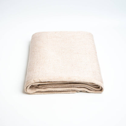 ART HIMALAYAN TRADING LTD - Cashmere Reversible Luxury Blanket Travel Throw 56X 90" IDC1