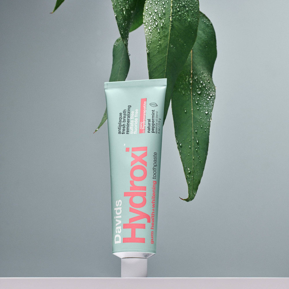Davids Health Sciences, Inc - Davids Hydroxi™ gum health+whitening nano hydroxyapatite premium toothpaste / peppermint