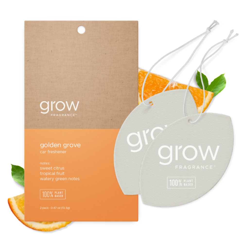 Grow Fragrance - Golden Grove Car Freshener