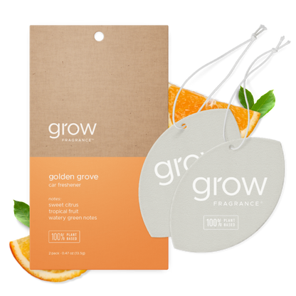 Grow Fragrance - Golden Grove Car Freshener