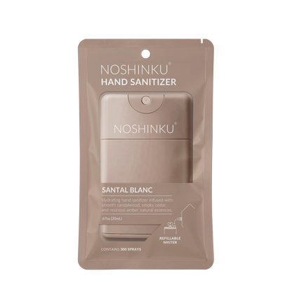 Noshinku - Refillable Santal Blanc Hydrating Pocket Hand Sanitizer