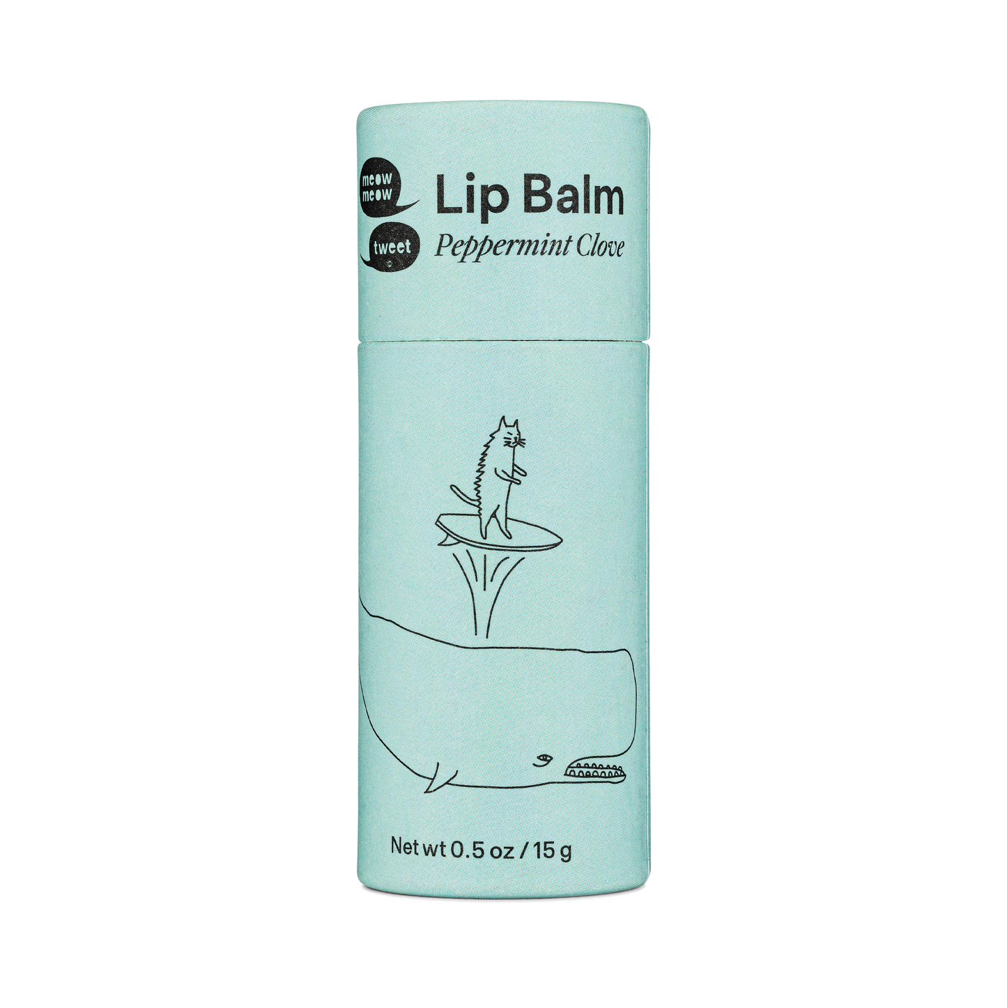 Meow Meow Tweet - Peppermint Clove Vegan Lip Balm