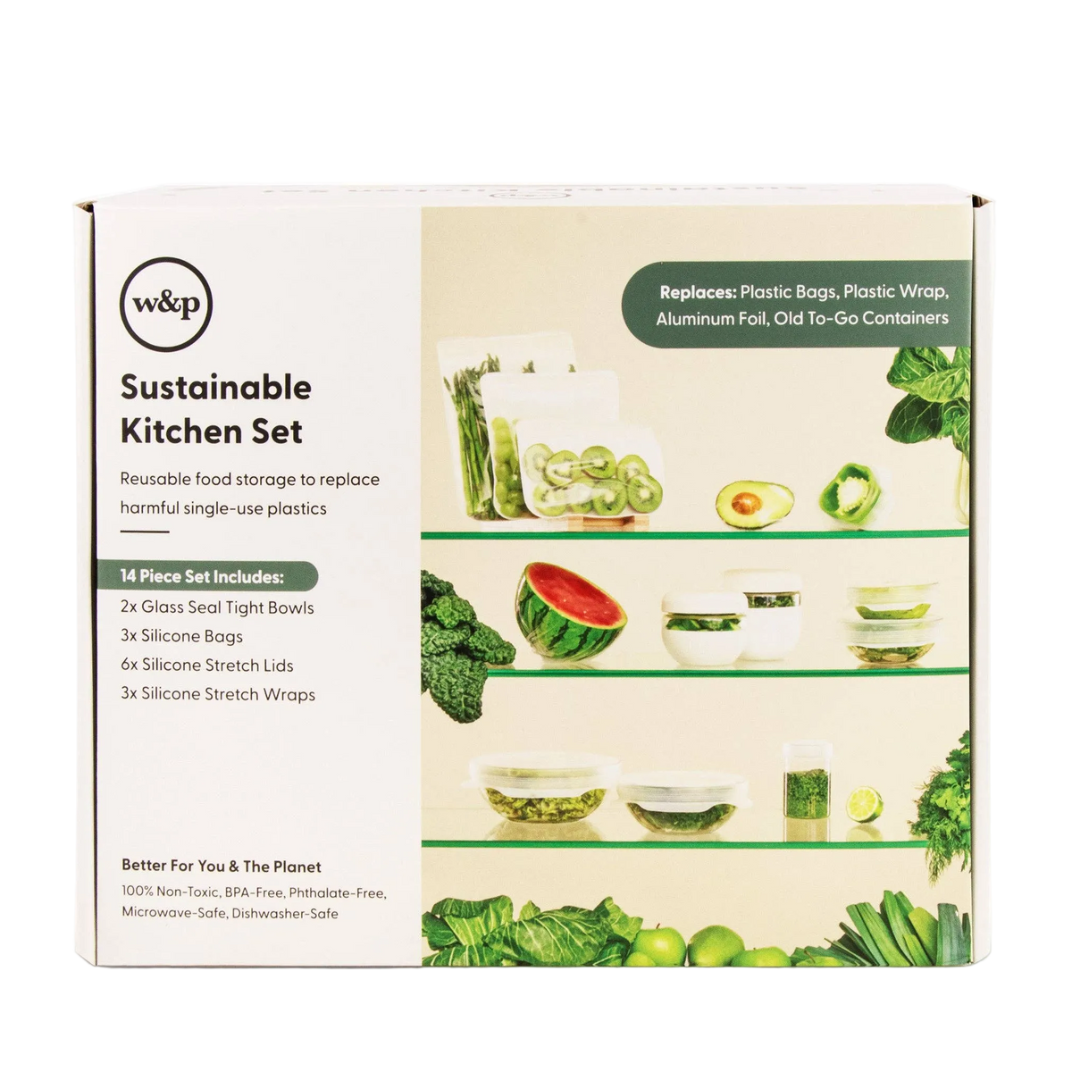 14-Piece Sustainable Kitchen Set by W&P