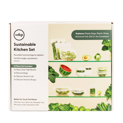 14-Piece Sustainable Kitchen Set by W&P