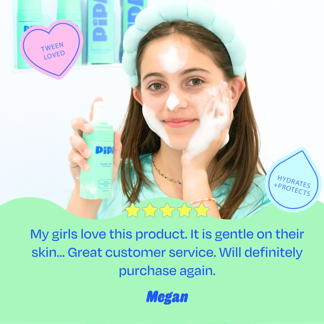 Pipa Skin Care - Pipa Squeaky Clean Cleanser Gentle Foam Face Wash for Kids