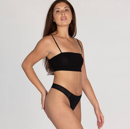 Organic Cotton Mid Rise Thong