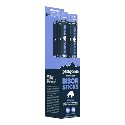 Bison Sticks Singles - Original - Grass-Fed and Finished (1 Stick) by Patagonia Provisions