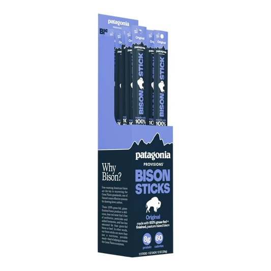 Bison Sticks Singles - Original - Grass-Fed and Finished (1 Stick) by Patagonia Provisions