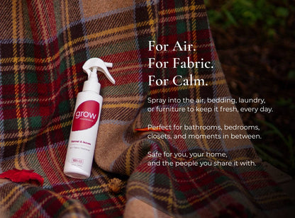 Grow Fragrance - Flannel & Leaves Air + Fabric Spray
