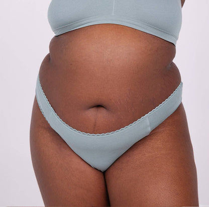 Organic Cotton Mid Rise Thong