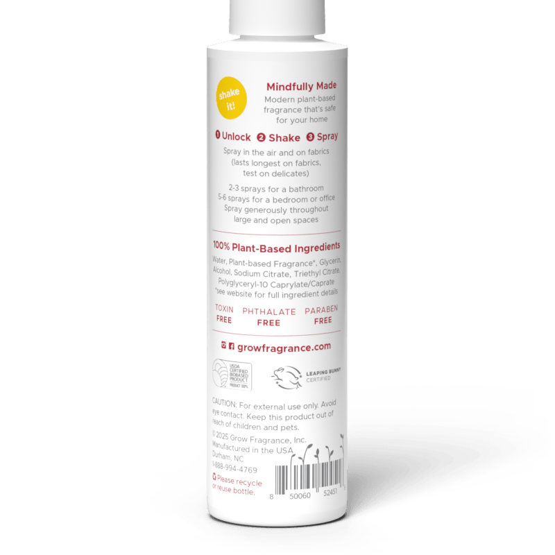 Grow Fragrance - Flannel & Leaves Air + Fabric Spray