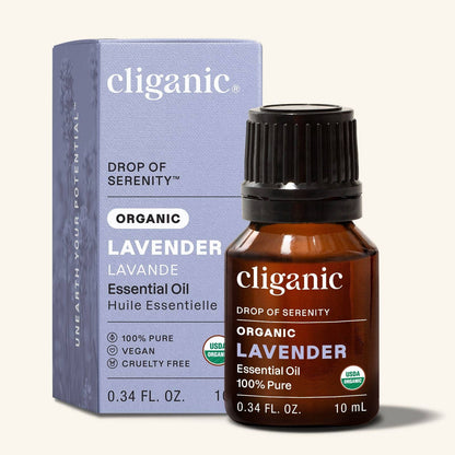 Cliganic - Organic Lavender Essential Oil 10ml