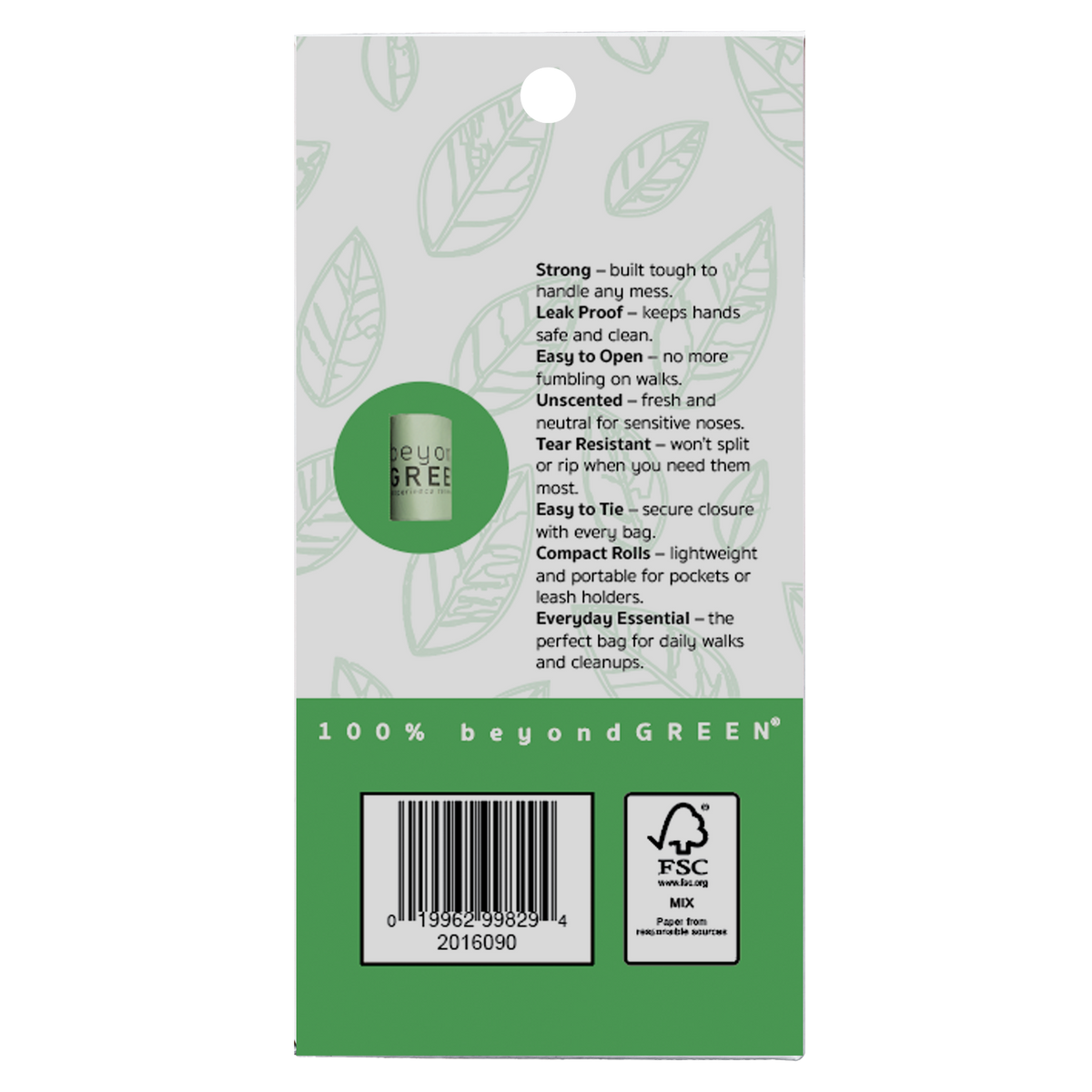 Dog Waste Bags, 90-Count — Leash Dispenser Refill Rolls