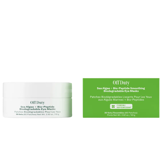 OffDuty™ Sea Algae + Bio-Peptide Smoothing Biodegradable Eye Masks