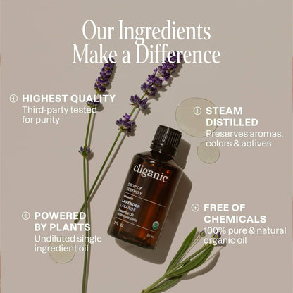 Cliganic - Organic Lavender Essential Oil 10ml
