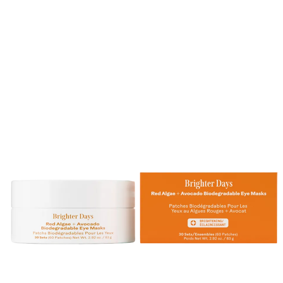 Brighter Days Red Algae + Avocado Biodegradable Eye Mask by Three Ships