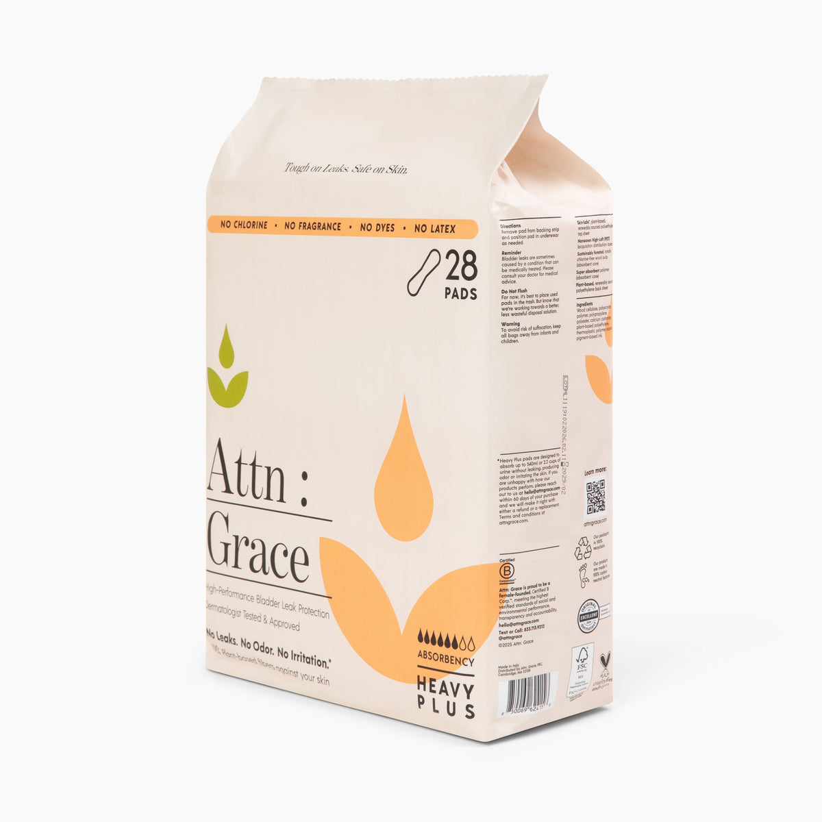 Heavy Plus Pads for Bladder Leaks by Attn:Grace