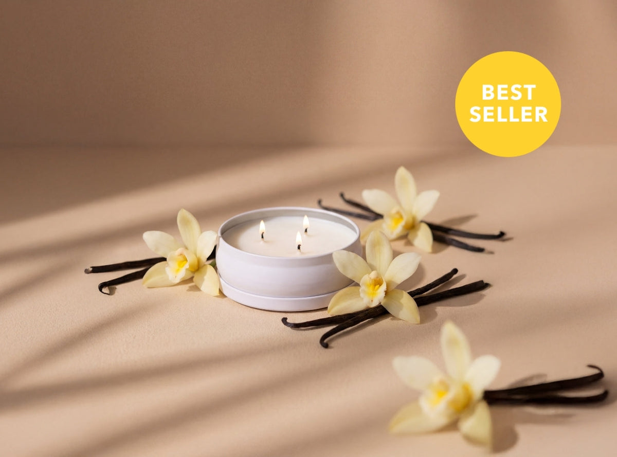 Blondewood 3-Wick Candle by Grow Fragrance