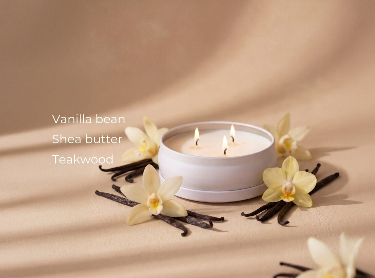Blondewood 3-Wick Candle by Grow Fragrance