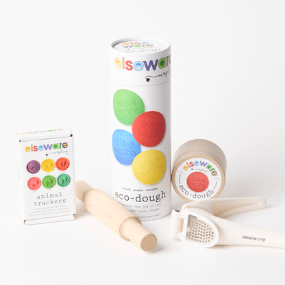 Sensory Play Bundle | Natural Eco-Dough & Tools by elseware unplug