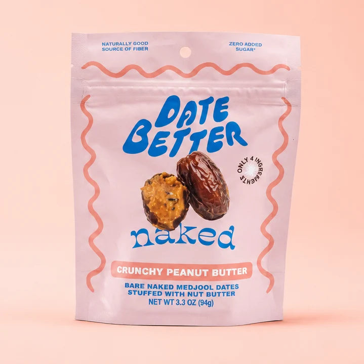 Naked Dates - Crunchy Peanut Butter