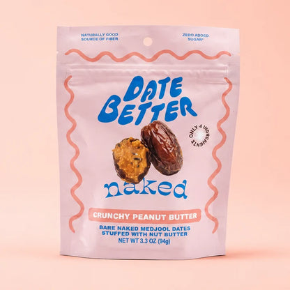 Naked Dates - Crunchy Peanut Butter