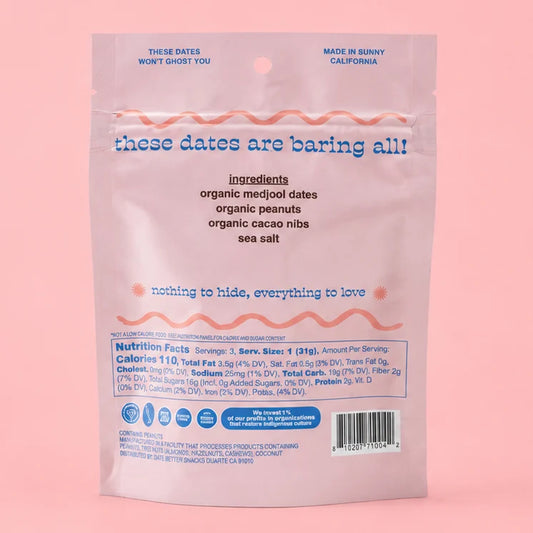 Naked Dates - Crunchy Peanut Butter by Date Better Snacks