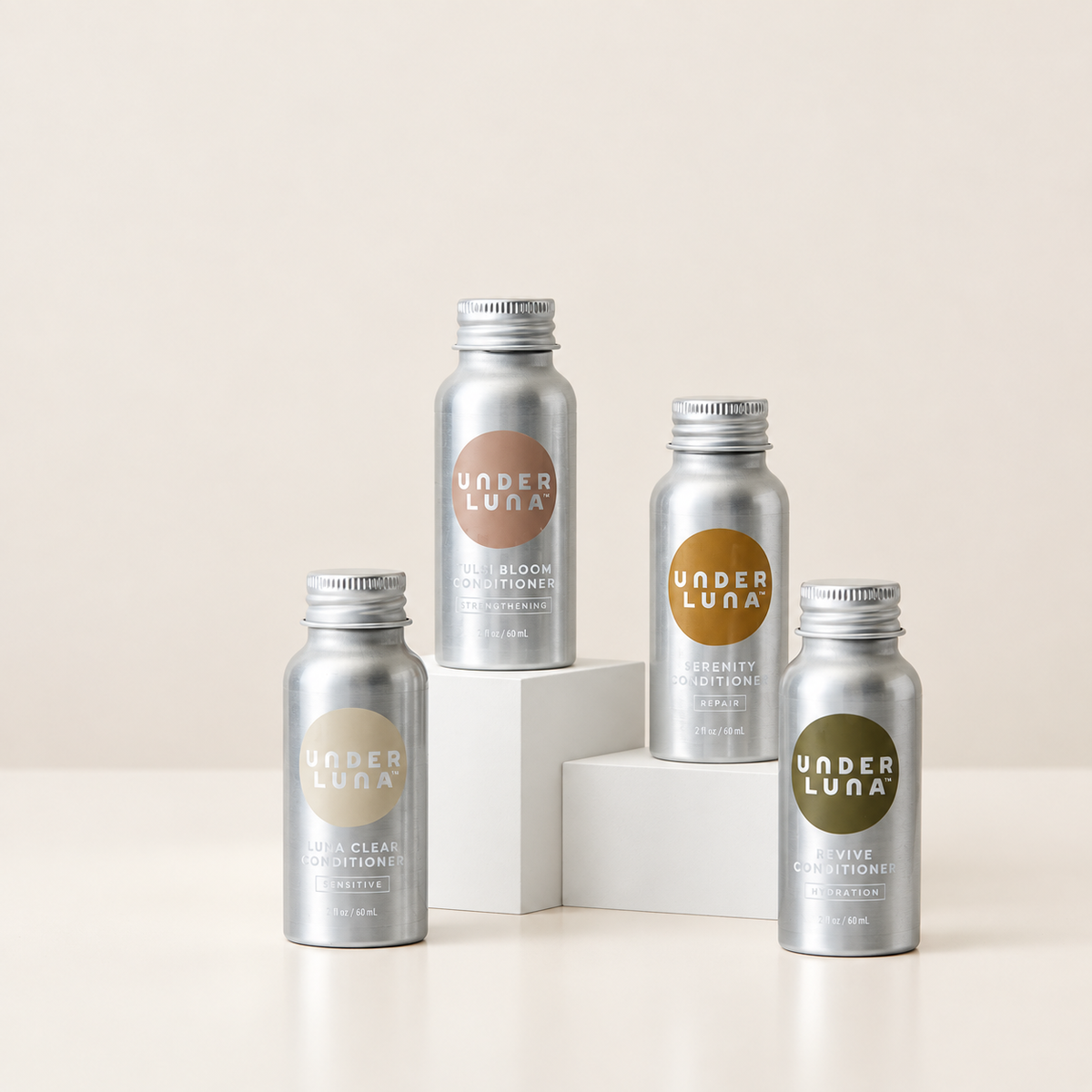 2 oz Trial + Travel Size Conditioners by UNDER LUNA™