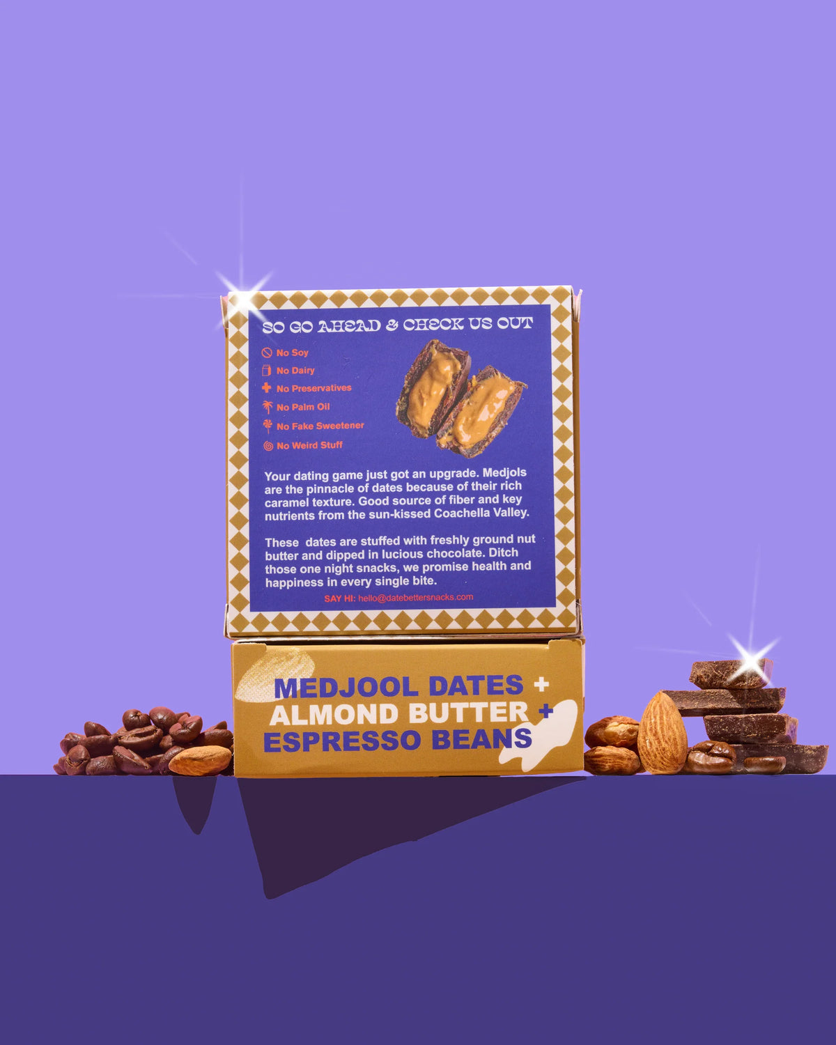 Almond Java Crunch Chocolate Covered Dates