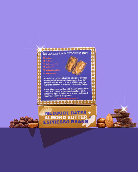 Almond Java Crunch Chocolate Covered Dates by Date Better Snacks