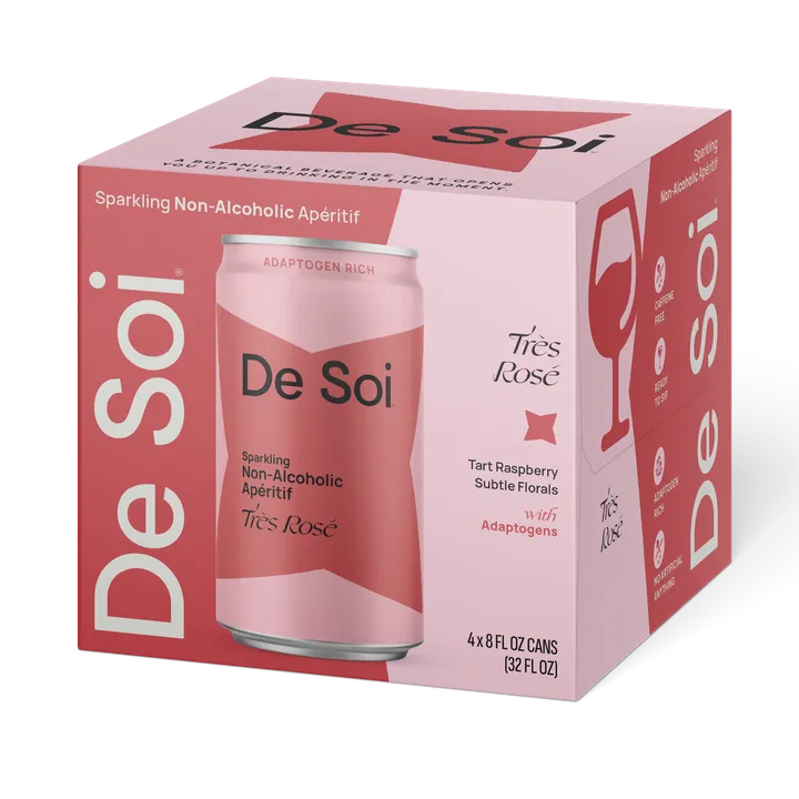 De Soi Tres Rose Cans 4-pack