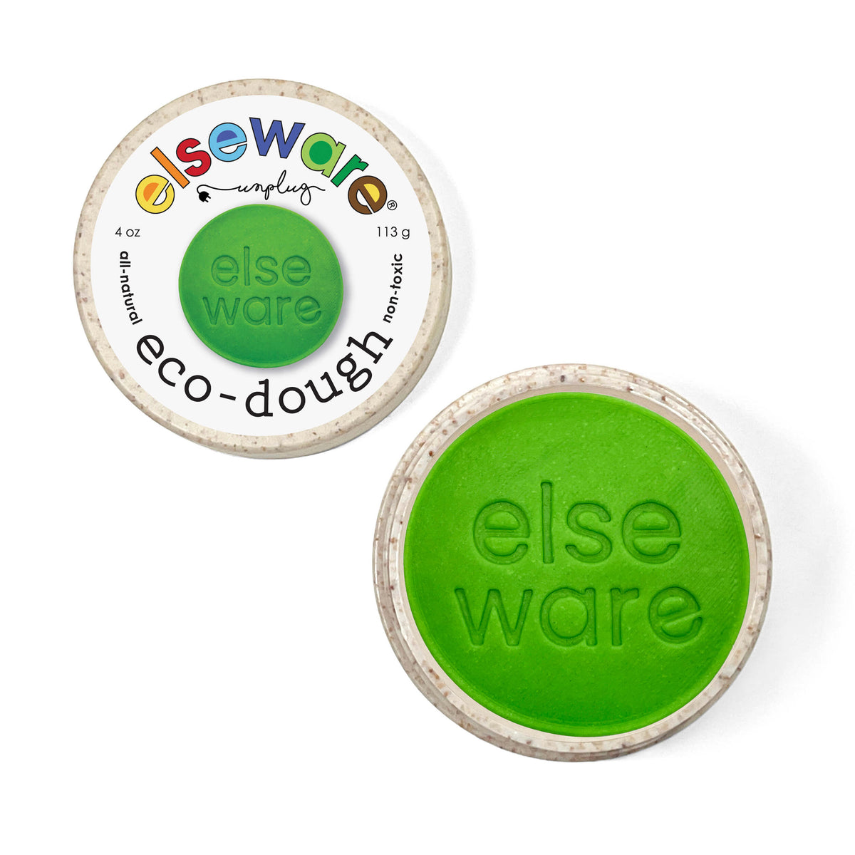 Eco-Dough (4-Pack) – Natural, Non-Toxic Multi-Colors by elseware unplug