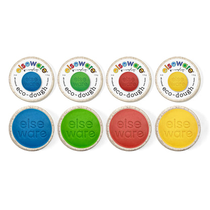 Eco-Dough (4-Pack) – Natural, Non-Toxic Multi-Colors by elseware unplug