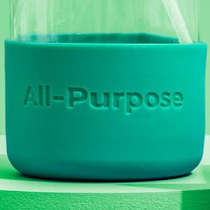 All-Purpose Spray Glass Bottle Cleaning Kit with Lemongrass Essential Oil & Sleeve by Green Llama