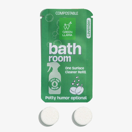 Bathroom Cleaner Refills - Lavender Fragrance PACK OF 3 by Green Llama