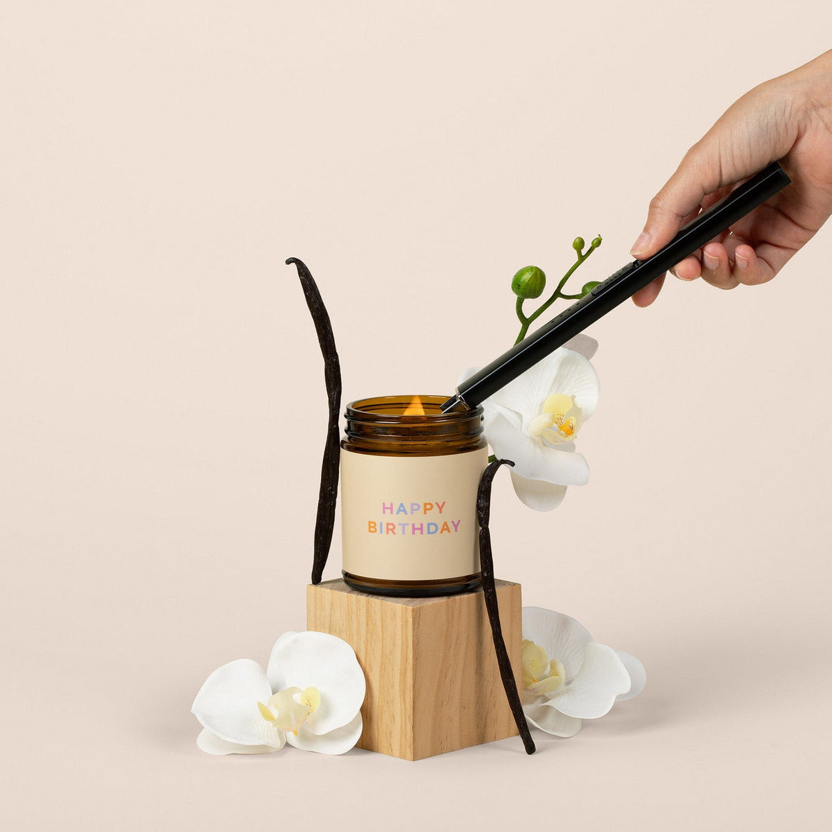 Happy Birthday Pure Vanilla Jar Candle by Fontana Candle Co