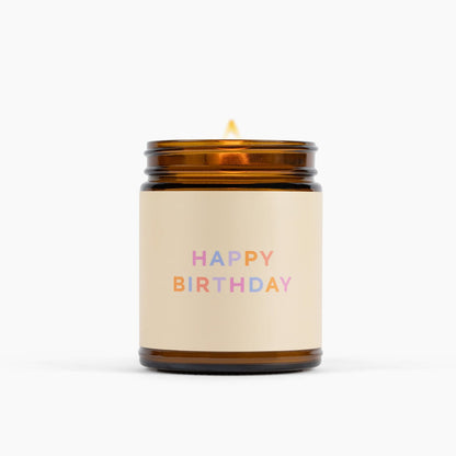 Happy Birthday Pure Vanilla Jar Candle by Fontana Candle Co
