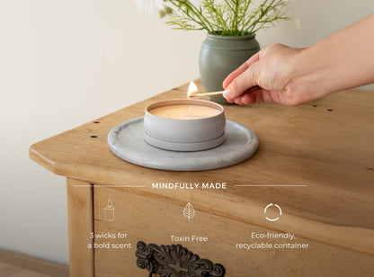 Hibiscus Tea 3-Wick Candle by Grow Fragrance