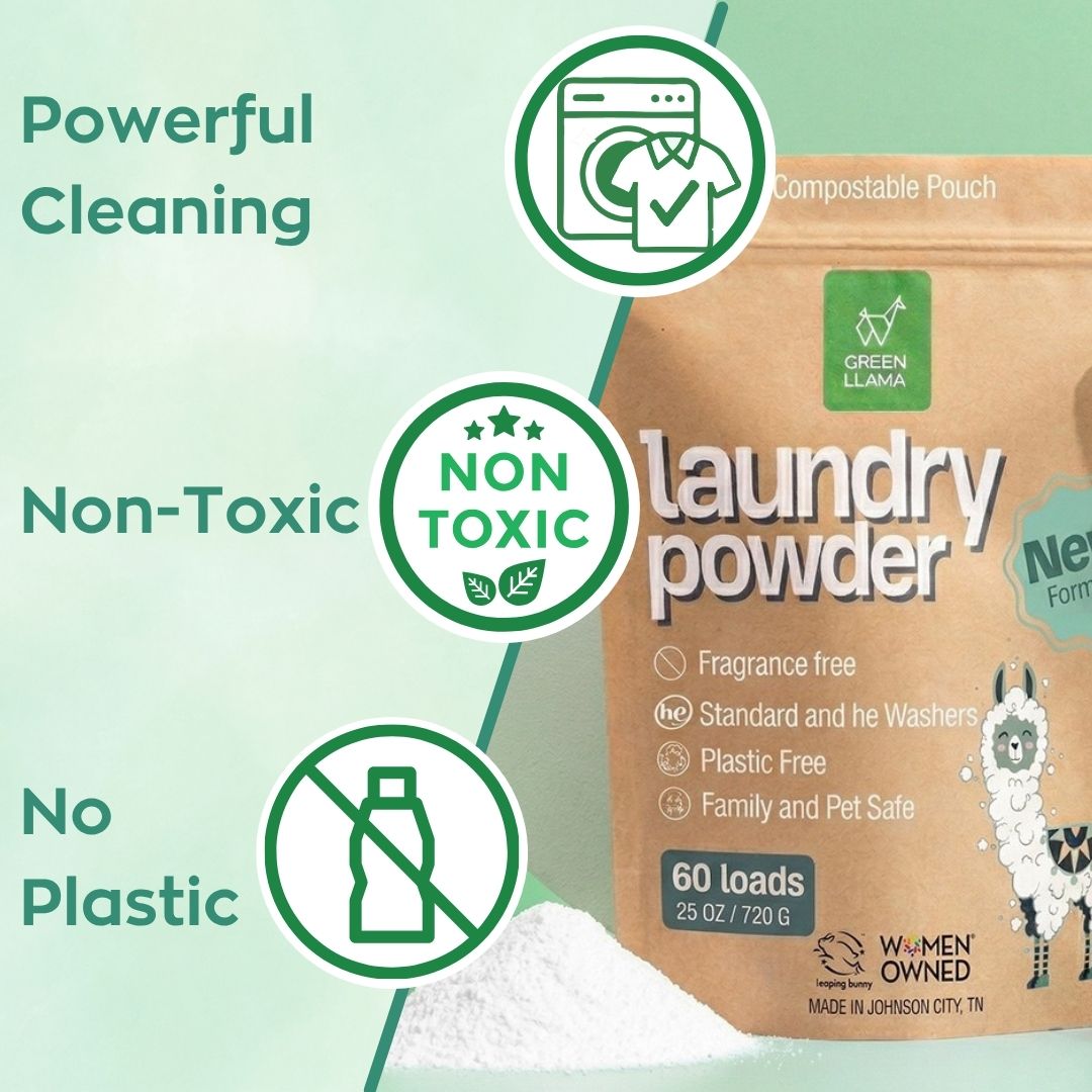 EWG Verified™ Max Strength Fragrance-Free Laundry Powder (60 Loads)