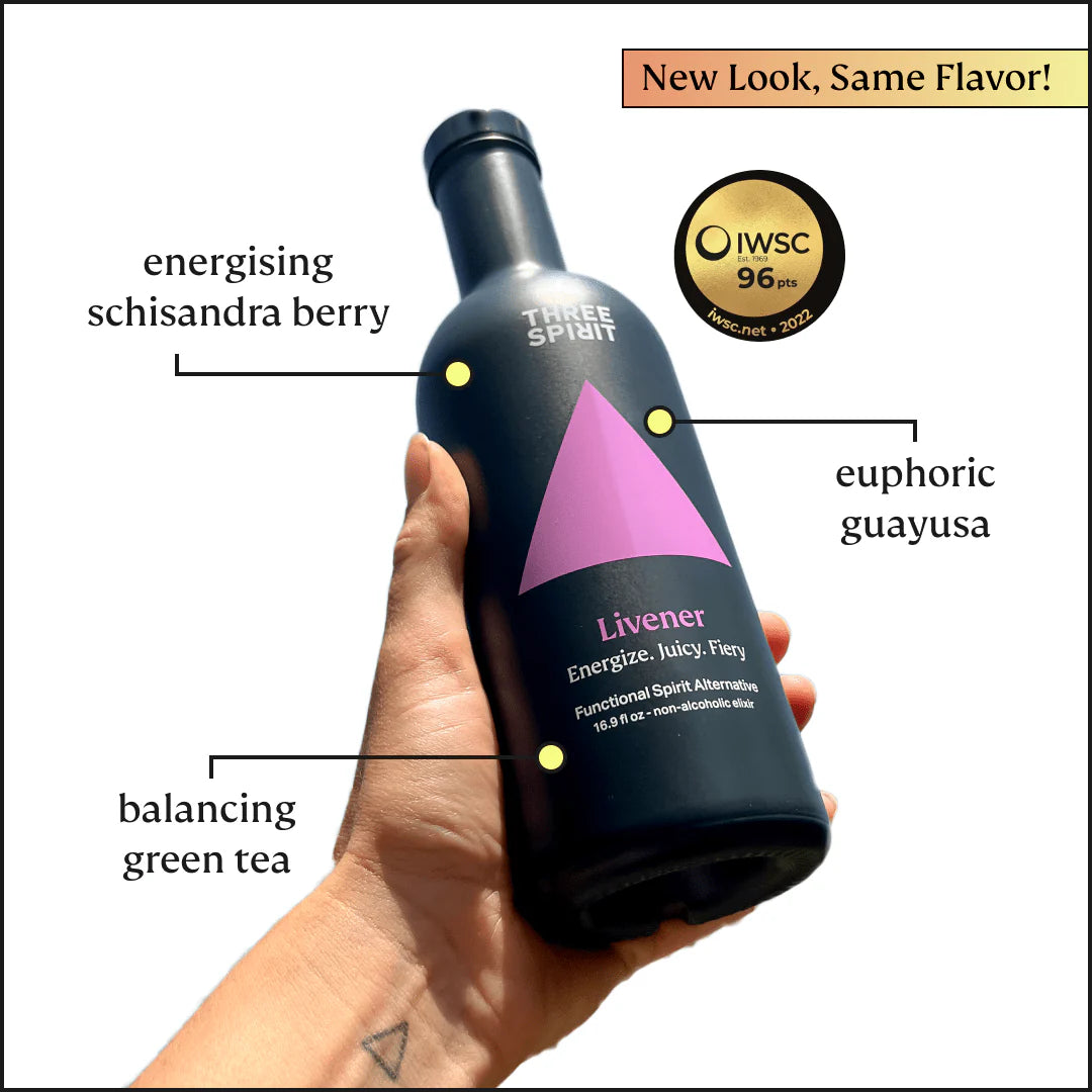 Three Spirit Livener | Functional Non Alcoholic Spirit